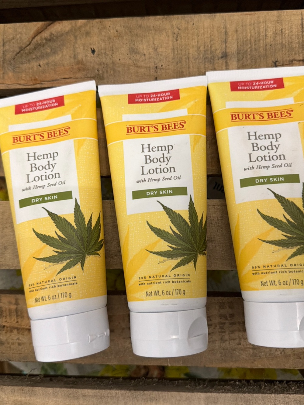 3-Burt's Bees Hemp Body Lotion dry skin